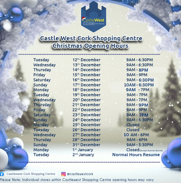CastleWest Cork Shopping Centre Shops Restaurants Bars And Caf s CastleWest Cork Shopping Centre Shops Restaurants Bars And Caf s